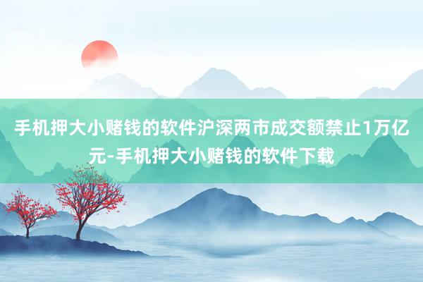 手机押大小赌钱的软件沪深两市成交额禁止1万亿元-手机押大小赌钱的软件下载