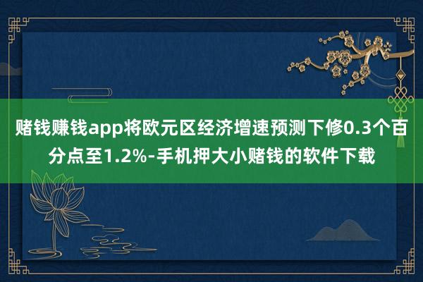 赌钱赚钱app将欧元区经济增速预测下修0.3个百分点至1.2%-手机押大小赌钱的软件下载