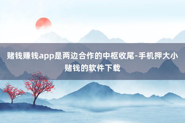 赌钱赚钱app是两边合作的中枢收尾-手机押大小赌钱的软件下载